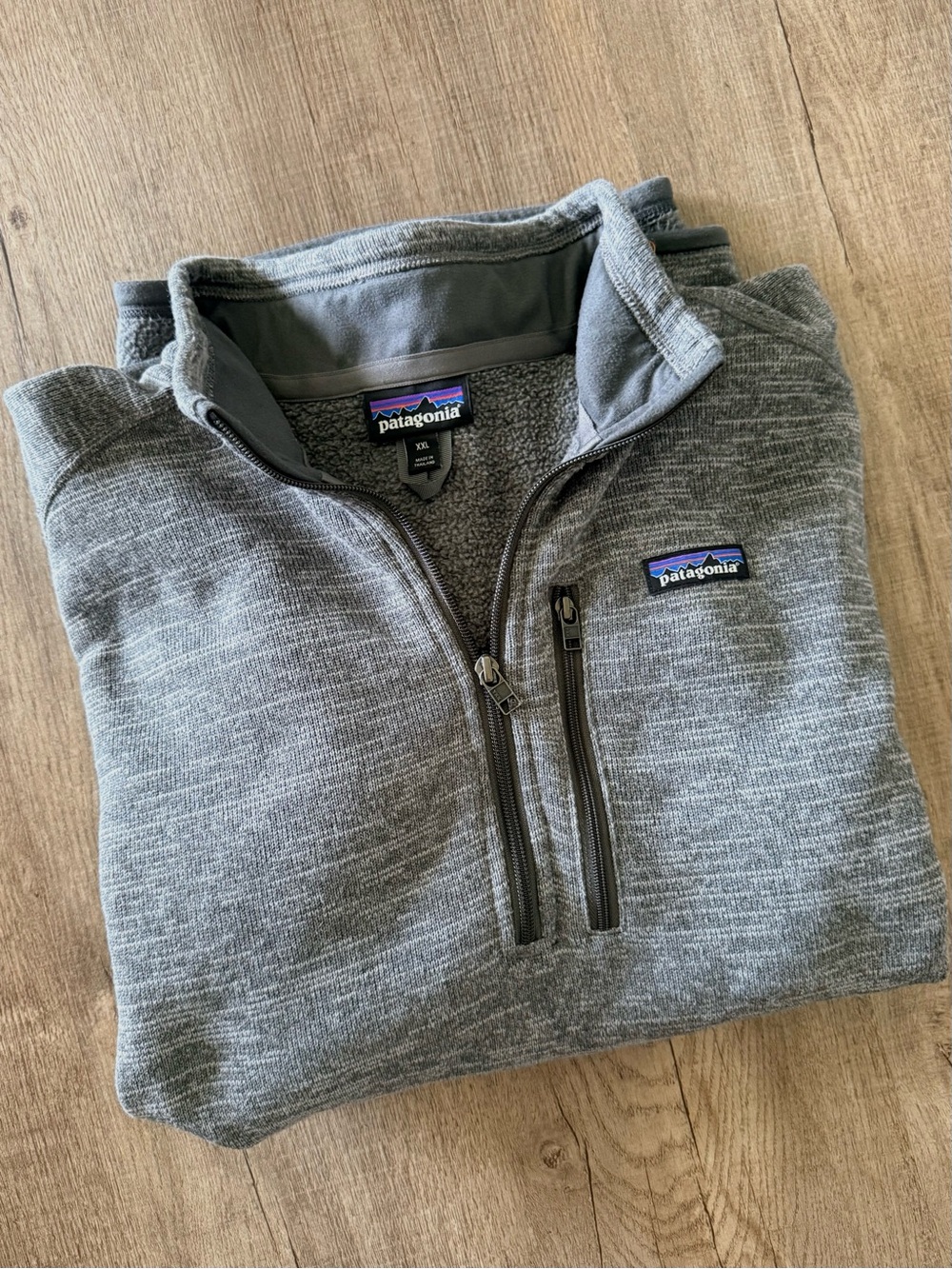 Patagonia Men’s Gray Half-Zip Fleece Pullover